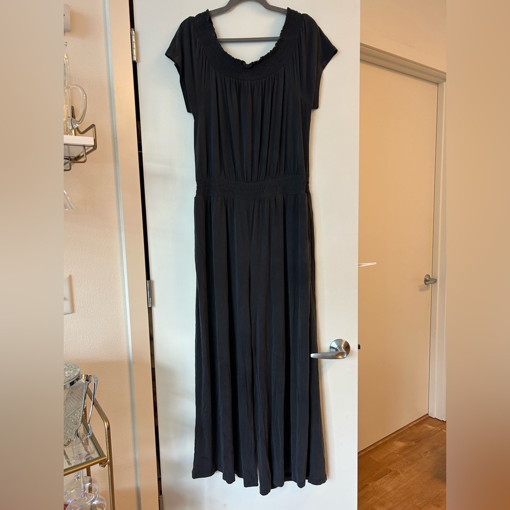 Anthropologie black jumpsuit